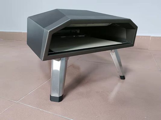 เตาปรุงปิซซ่าที่ทํางานด้วยแก๊สจากเหล็กไร้ขัด