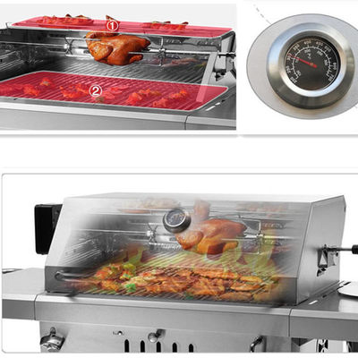 Heavy Duty AGA 201ss เตาย่างบาร์บีคิว 650MM Kitchenaid Built In Bbq