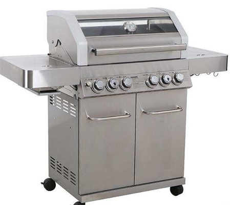 SUS430 AGA Kitchen Bbq Grill ปาร์ตี้ครอบครัวย่างอบไอน้ำเชิงพาณิชย์