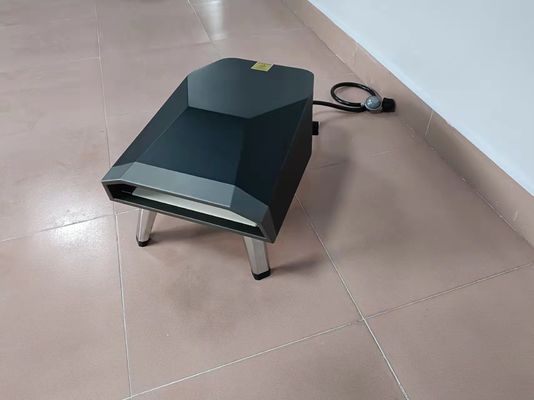 เตาอบพิซซ่าขนาดเล็ก 15 กก. แก๊สเตาอบพิซซ่าแบบพกพาขนาด 305 มม. พร้อมสแตนเลส