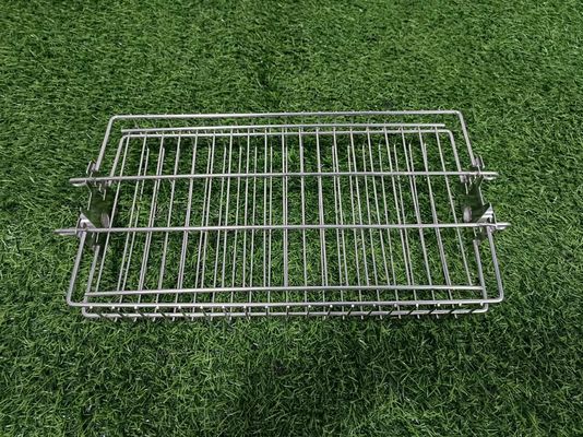 AGA 201ss อุปกรณ์บาร์บีคิวกลางแจ้ง 8mm Napoleon Rotisserie Grill Basket