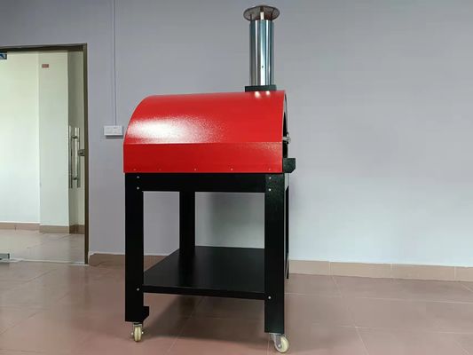 เตาอบไม้สแตนเลสขนาด 2200 มม. AGA Spatula Wood Burning Oven