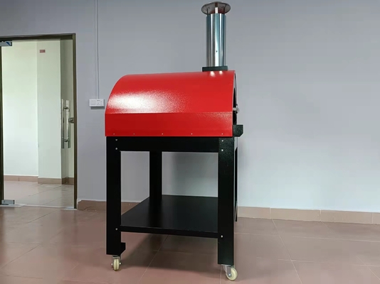 เตาอบพิซซ่าเตาไม้สแตนเลส AGA Brick Wood Fired Pizza Oven