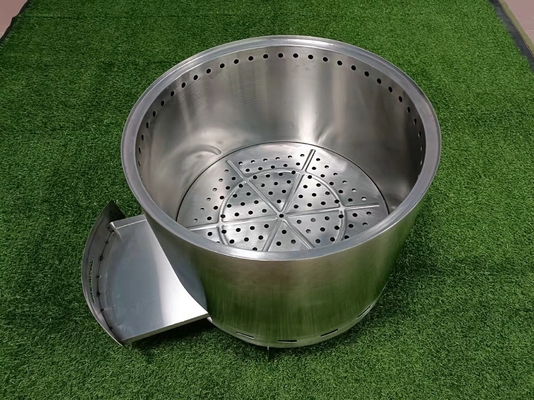 การอบพิซซ่าแบบพกพา Fire Pits หลุมไฟที่ทนทานสำหรับท่อนไม้ฟืน
