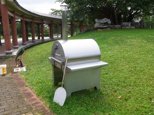 750mm สแตนเลสไม้เตาอบพิซซ่าเตาอบไม้พายไม้พายสแตนเลสเตาอบไม้